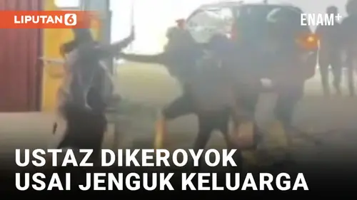 VIDEO: Ustaz di Serang Dicegat dan Dikeroyok Sekelompok Orang