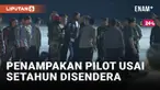 Philip Mark Mehrtens, pilot asal Selandia Baru yang disandera oleh kelompok separatis di Papua selama lebih dari setahun, tiba di Pangkalan Udara Halim Perdanakusumah, Jakarta, pada Sabtu malam.