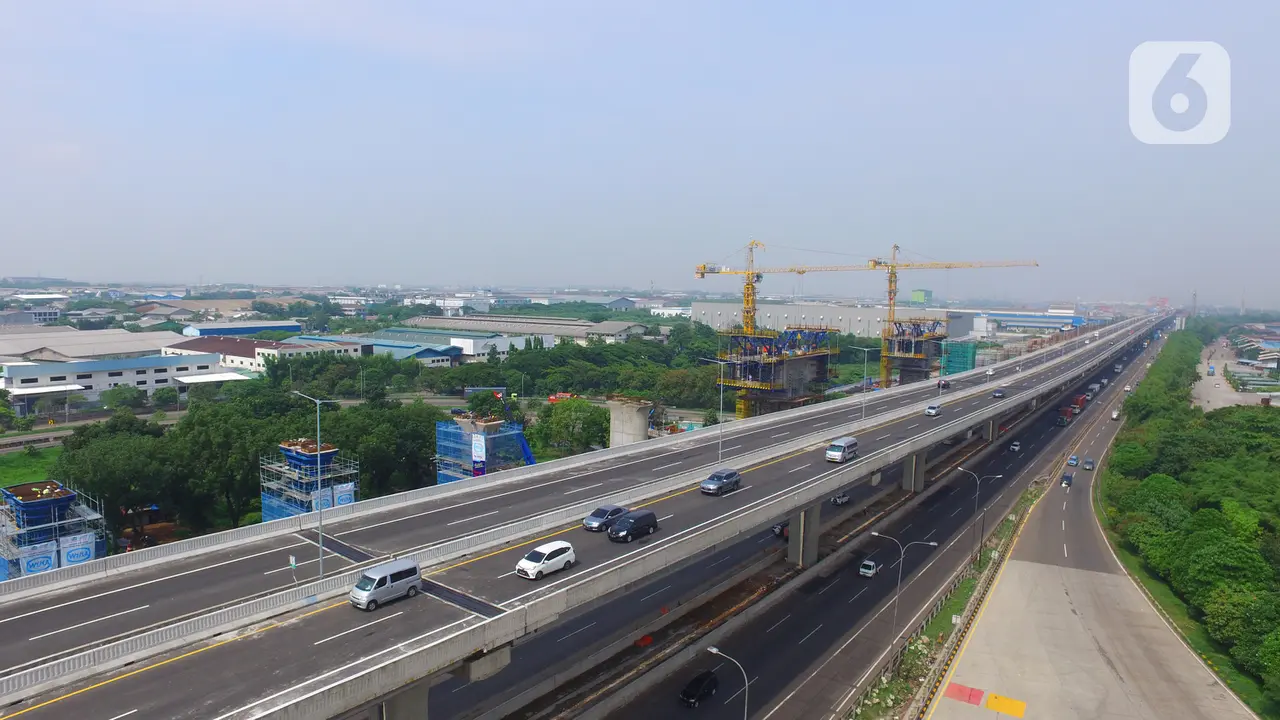 Melihat Tol Layang Jakarta-Cikampek dari Udara