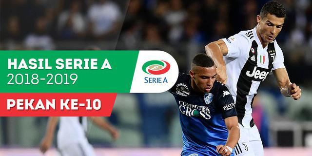 VIDEO: Hasil Serie A Pekan ke-10, Juventus Makin Kukuh di Puncak Klasemen
