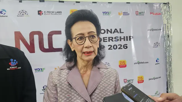 Wakil Ketua DPD Bidang Otonomi Daerah, Politik, dan Hukum, Gusti Kanjeng Ratu (GKR) Hemas usai mengikuti kegiatan National Leadership Camp 2026, di Vokasi UI, Depok. (Liputan6.com/Dicky Agung Prihanto)