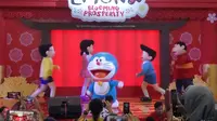 Doraemon Blooming Prosperity menjadi ajang nostalgia pecinta Doraemon di Yogyakarta (Liputan6.com/ Switzy Sabandar)
