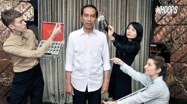 Pengukuran postur telah dilakukan pada Oktober 2016. Hal ini untuk mencari detail terbaik bentuk tubuh Jokowi. 