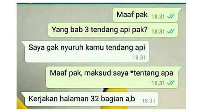10 Chat Murid dengan Guru Ini Isinya Bikin Geleng Kepala