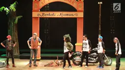 Suasana pementasan Princess Pantura dalam program Indonesia Kita di Graha Bakti Budaya, Taman Ismail Marzuki, Jakarta, Jumat (20/4). Kali ini, pementasan bertemakan budaya pop. (Liputan6.com/HO/Kayan Production/Anggoro Tri Wicaksono)