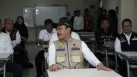 Menteri Sosial Saifullah Yusuf (Gus Ipul) saat menyurvei gedung milik BPSDM Pemerintah Provinsi Sulawesi Selatan