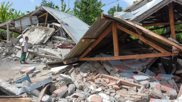 Dampak Gempa Bumi di Lombok