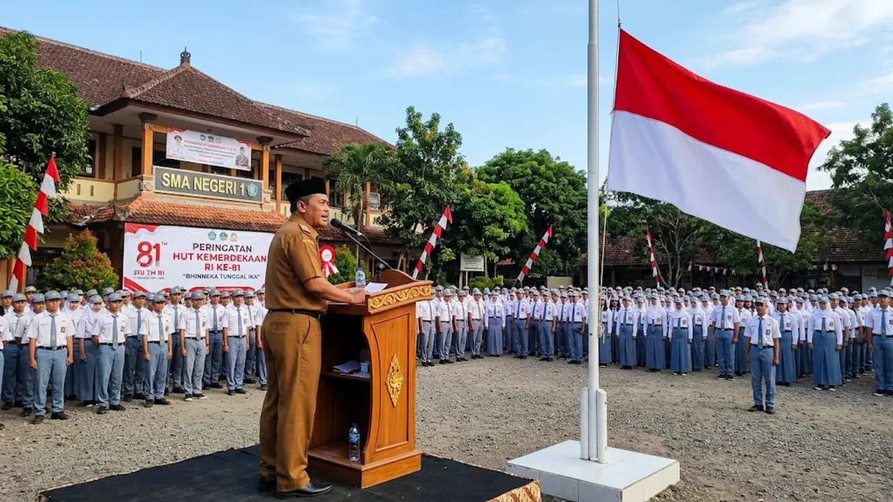 Contoh Teks Pidato Kemerdekaan 17 Agustus 1945 HUT RI Ke-81 di SMA