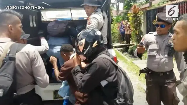 VIDEO: Tawuran di Papua, Polisi Tangkap Belasan Pelajar