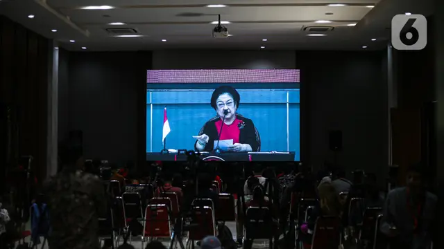 FOTO: Megawati Buka Rakernas PDIP, Jokowi Beri Paparan