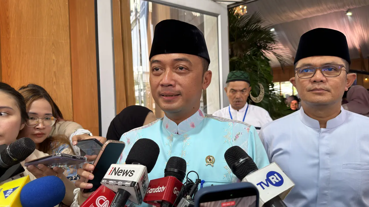 Menteri Sekretaris Negara Prasetyo Hadi di Kompleks Istana Kepresidenan Jakarta, Sabtu (21/3/2026).