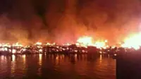 Kebakaran Hebat Landa Kampung Zumi Zola