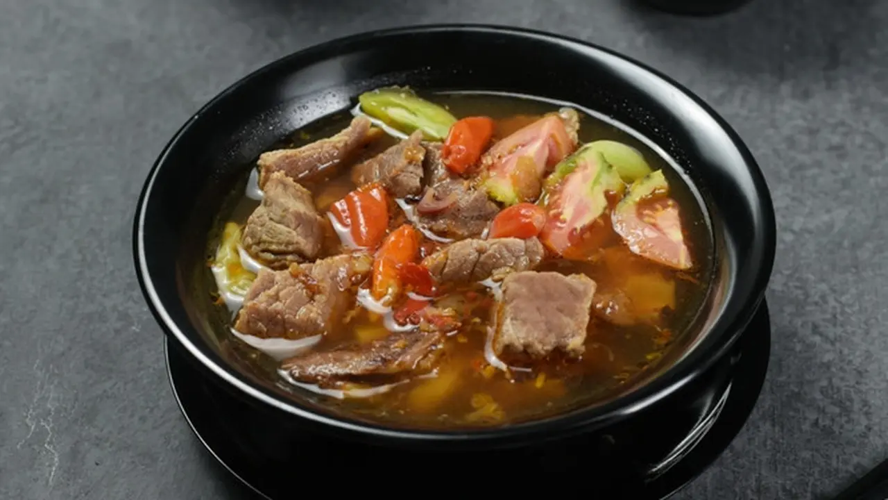daging kuah asam pedas