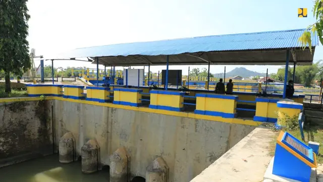 Bendung Cikeusik di Kabupaten Kuningan, Jawa Barat. (Dok. Kementerian PUPR)
