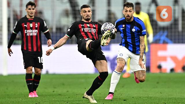 Foto: Duo Pemain Gaek Bawa Inter Satu Kaki Menuju Final Liga Champions 2022/2023, Lesatkan Dua Gol Kemenangan ke Gawang Milan
