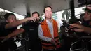 Tubagus Chaeri Wardhana alias Wawan saat tiba di Gedung KPK untuk menjalani pemeriksaan, Jakarta, Jumat (12/12/2014). (Liputan6.com/Miftahul Hayat) 