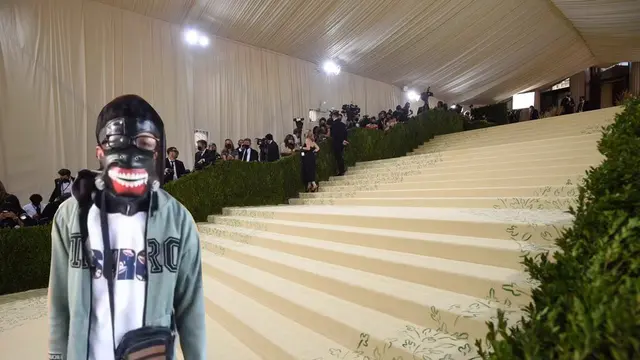 6 Editan Kocak Momen Met Gala 2021 Ini Bikin Tepuk Jidat