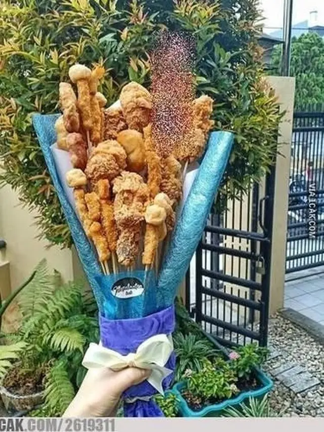 6 Buket dari Bahan Makanan Ini Absurd Banget, Idenya di Luar Nalar