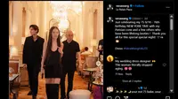 Penampilan Vera Wang Saat Rayakan Ultah ke-76, Tetap Gaya Pakai Minidress