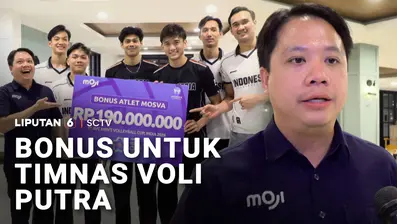 Prestasi Timnas Voli Putra Indonesia mendapat apresiasi dari Moji Sport Volleyball Agency (MOSVA). Apresiasi diberikan dalam bentuk bonus sebesar Rp190 juta sebagai dukungan atas perjuangan para atlet yang mengharumkan nama Indonesia.