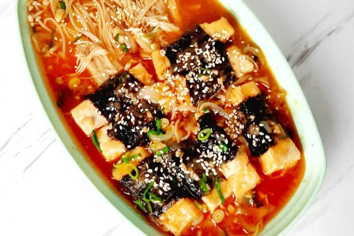 resep tahu nori nenek moyang jamur enoki