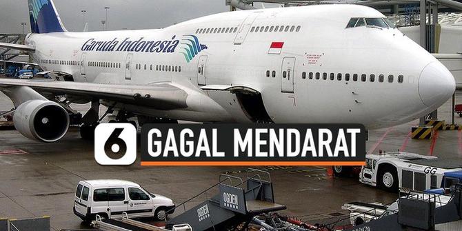 VIDEO: Cuaca Buruk, Pesawat Garuda dan Lion Air Gagal Mendarat di Pontianak