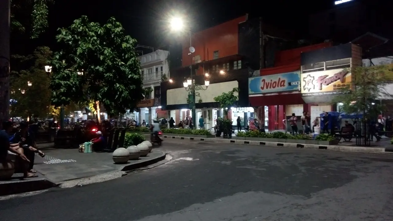 Malioboro malam hari saat isu virus corona merebak