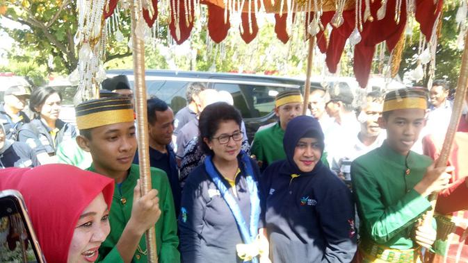 Menteri Kesehatan Nila Moeloek mengakui banyak tantangan dalam pelaksanaan imunisasi MR di Indonesia (Liputan6.com/ Eka Hakim)