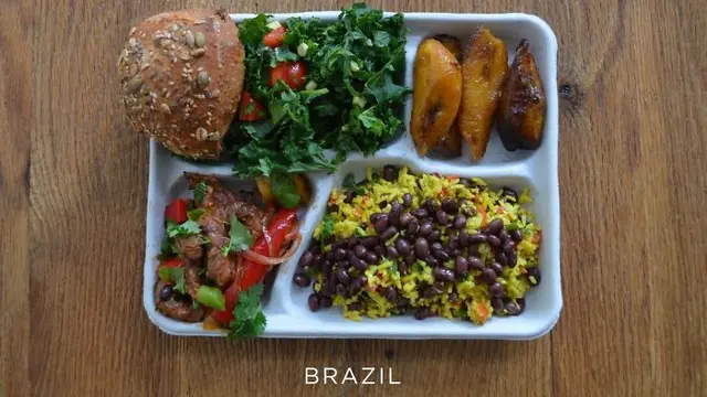 bekal sekolah di seluruh dunia (foto: boredpanda)