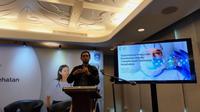 Chief Digital Transformation Office (DTO) Kementerian Kesehatan (Kemenkes) RI Setiaji bicara perkembangan teknologi kesehatan saat Media Gathering Philips Future Health Index (FHI) 2023: &ldquo;Meredefinisikan Masa Depan Kesehatan di Indonesia&rdquo; di Hotel&nbsp;JS Luwansa, Jakarta pada Rabu, 13 Desember 2023. (Dok Liputan6.com/Fitri Haryanti Harsono)