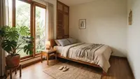 10 Desain Kamar Tidur dengan Panduan Palet Warna dan Pencahayaan Hangat, Rumah Jadi Nyaman