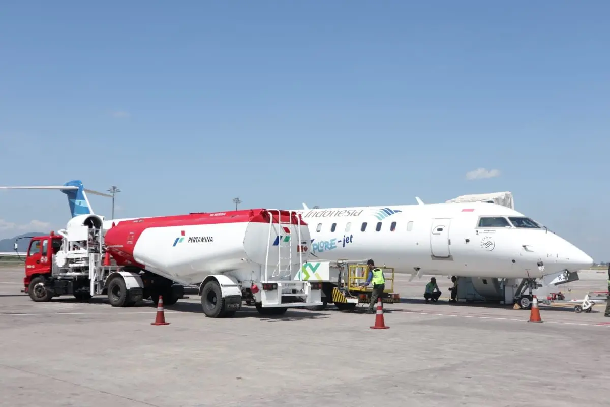 PT Pertamina (Persero) Marekting Operation Region (MOR) VII memastikan stok dan distribusi avtur sangat aman dan lancar.