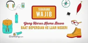 5 Barang Wajib yang Harus Kamu Bawa Saat Pergi Ke Luar Negeri