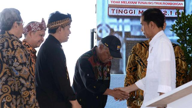 Presiden Jokowi Resmikan Tol Soroja