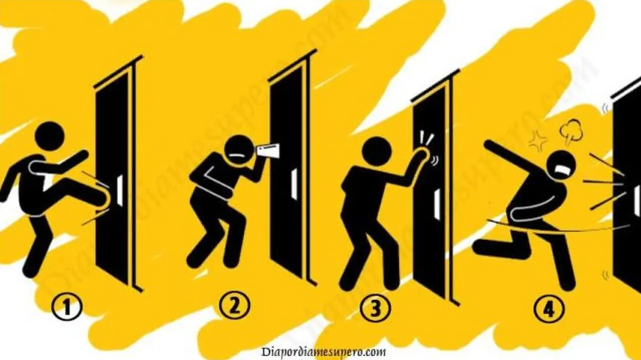 Saat Pintu Tertutup, Mana yang Akan Kamu Lakukan? Pilihanmu Ungkap Kepribadian