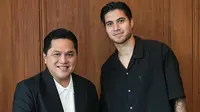 Ketua PSSI, Erick Thohir bersama Kevin Diks. (Bola.com/Dok.Instagram Erick Thohir).