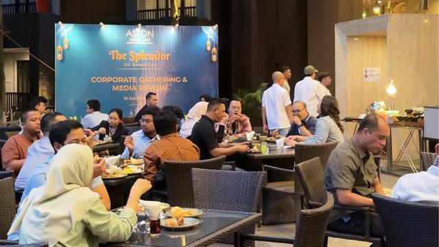 Rayakan Ramadan dengan Buka Puasa Bersama Anak Yatim untuk Mempererat Hubungan Bisnis dan Kegiatan Sosial.  foto: istimewa