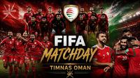 Timnas Oman, salah satu lawan Timnas Indonesia di FIFA Matchday. (Chatgpt/Bola.com)