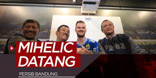 VIDEO: Persib Perkenalkan Pemain Baru, Rene Mihelic
