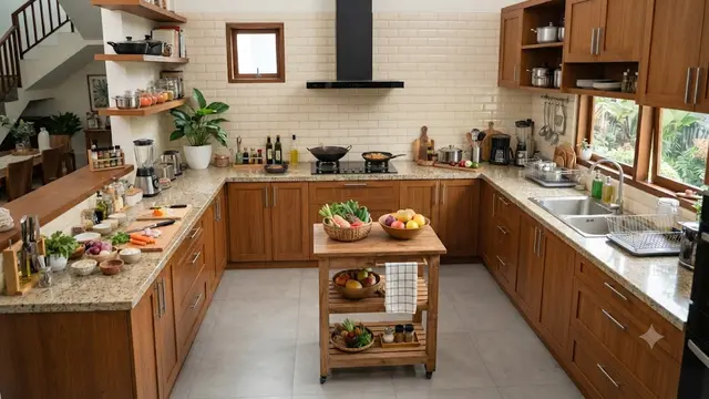Inspirasi Dapur yang Nyaman Dipakai Memasak Berdua
