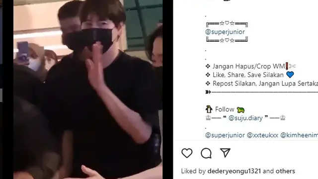 Kyuhyun Super Junior Tiba di Jakarta (Foto: Instagram @suju.diary)