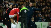 Simon Grayson saat menukangi Preston North End pada 2015 (AFP/Oli Scarff)