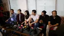 Raisa, Chico Jericho, Maruli Tampubolon, dan kru film berkumpul memberikan keterangan pers tentang film 'Letters for Raisa'.