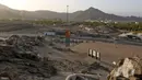 Suasana Padang Arafah, tempat para jemaah haji melakukan wukuf, di Makkah, Arab Saudi (23/6/2020). Pelaksanaan ibadah haji nantinya hanya akan diikuti oleh jemaah yang sudah berada di dalam negara tersebut. (AFP Photo/STR)