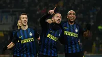 Selebrasi Danilo D'Ambrosio setelah mencetak pembuka Inter Milan ke gawang Pescara. (Twitter Inter Milan)