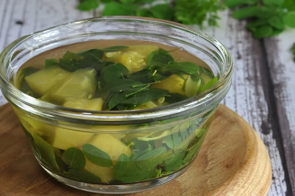 sayur bening mentimun kelor