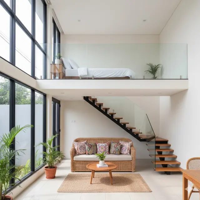 Model Rumah Mezzanine