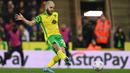 Norwich mendapatkan hadiah dan memanfaatkannya dengan baik melalui eksekusi Teemu Pukki untuk mengubah skor jadi 1-2. (AFP/Glyn Kirk)