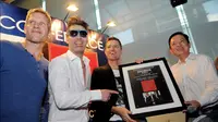 Michael Learns To Rock pilih Indonesia sebagai tempat peluncuran album barunya, Jakarta, Kamis (18/12/2014). (Liputan6.com/Faisal R Syam) 