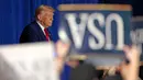 Wilayah Michigan merupakan medan pertempuran pemilu yang berhasil di menangkan Trump ketika melawan Kamala Harris pada November 2024 lalu. (JEFF KOWALSKY/AFP)